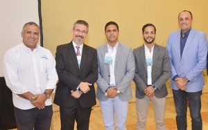 Dr. José Capellán, Dr. Marcos Peguero, Dr. Erick de los Santos y Felipe Herrera