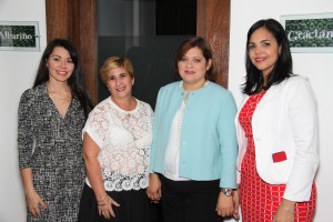 Ysmery Estévez , Lourdes Leiro, Elizabeth Vargas y Diana García