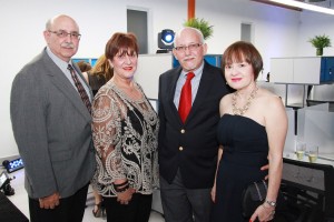 René Torres, Norma Rodríguez, Carmelo Ayana y Milagros Santana. (Copiar)
