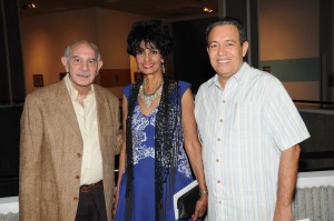 Ángel Haché, Elsa Núñez y Mario Martínez.