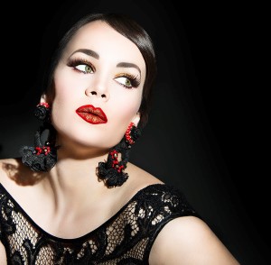 Retratos beauty de Doreen Gutierrez  para Bana Cosmetics. Fotografía:  Alina Vargas-Afanasieva