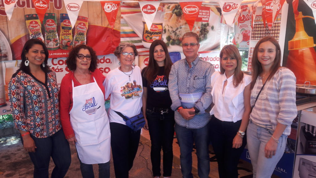 Luis Feliz llevó a la Feria el proyecto Apoyo a lo Local y mantuvo y mantuvo la gastronomía en primer plano