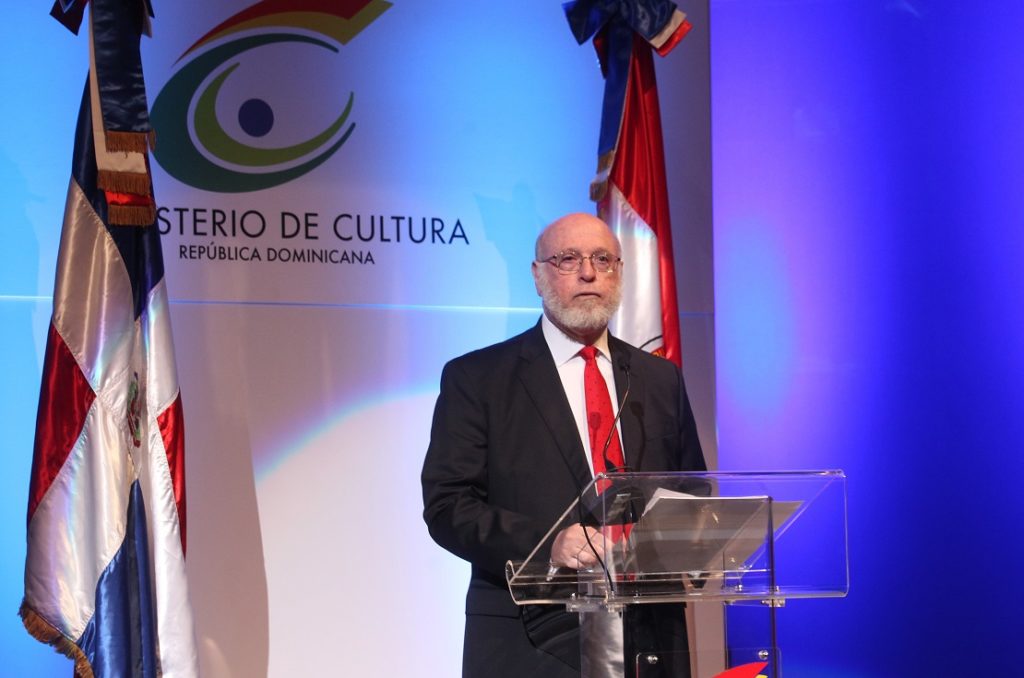 Pedro Vergés, ministro de Cultura, pronuncia el discurso inaugural de la Feria del Libro 2017